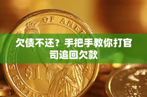 武汉欠债不还？手把手教你打官司追回欠款