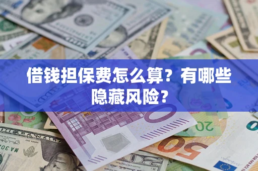 武汉借钱担保费怎么算？有哪些隐藏风险？