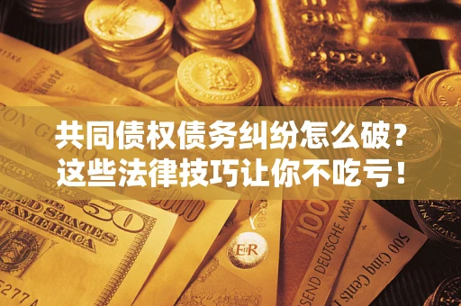 武汉共同债权债务纠纷怎么破？这些法律技巧让你不吃亏！