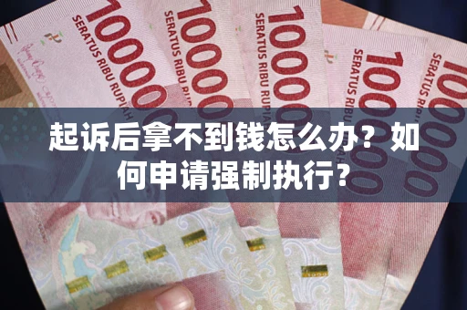 武汉起诉后拿不到钱怎么办？如何申请强制执行？