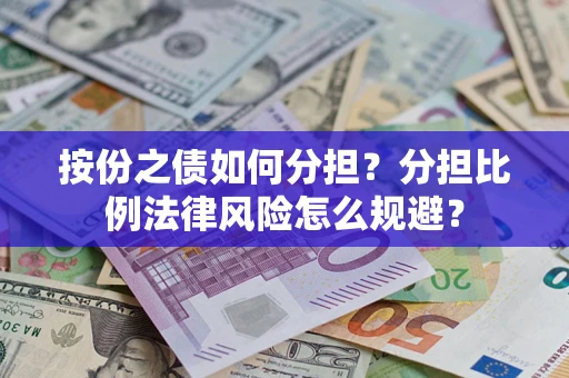 武汉按份之债如何分担？分担比例法律风险怎么规避？