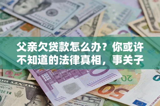 武汉父亲欠贷款怎么办？你或许不知道的法律真相，事关子女未来