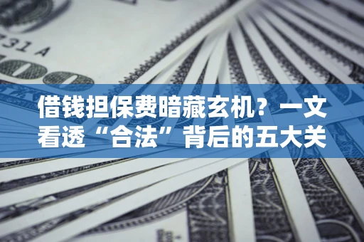 武汉借钱担保费暗藏玄机？一文看透“合法”背后的五大关键陷阱