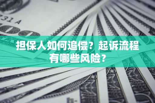 武汉担保人如何追偿？起诉流程有哪些风险？