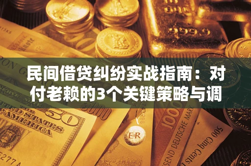 武汉民间借贷纠纷实战指南：对付老赖的3个关键策略与调解盲区解析