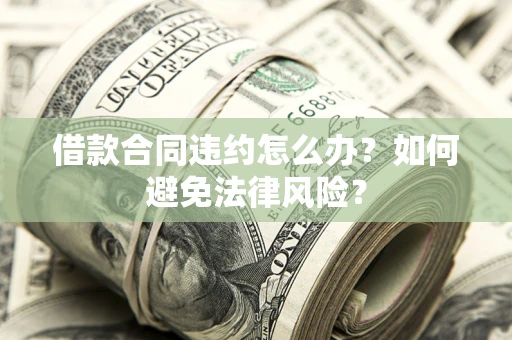武汉借款合同违约怎么办？如何避免法律风险？