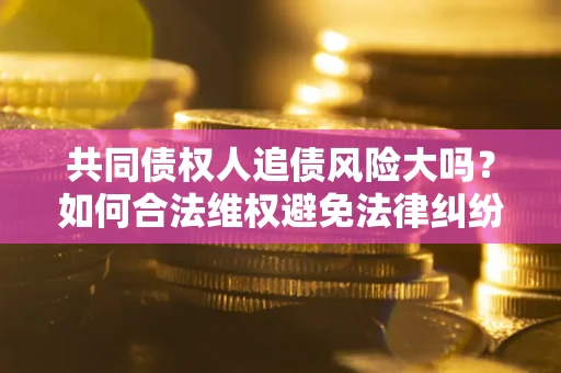 武汉共同债权人追债风险大吗？如何合法维权避免法律纠纷？