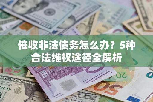 武汉催收非法债务怎么办？5种合法维权途径全解析