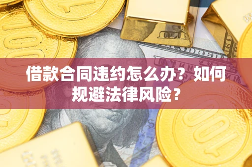 武汉借款合同违约怎么办？如何规避法律风险？