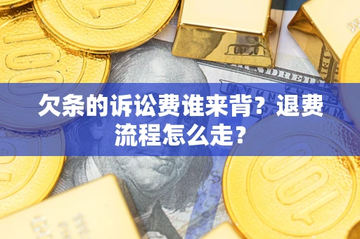 武汉欠条的诉讼费谁来背？退费流程怎么走？