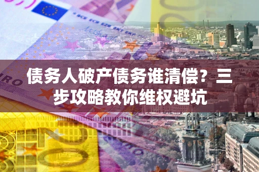武汉债务人破产债务谁清偿？三步攻略教你维权避坑