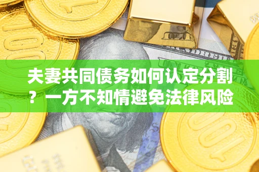 武汉夫妻共同债务如何认定分割？一方不知情避免法律风险必看！